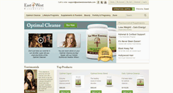 Desktop Screenshot of eastwestessentials.com